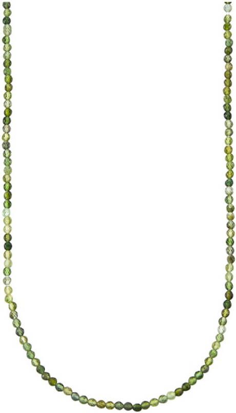 KLiNGEL Toermalijnketting met toermalijn, van echt zilver Groen