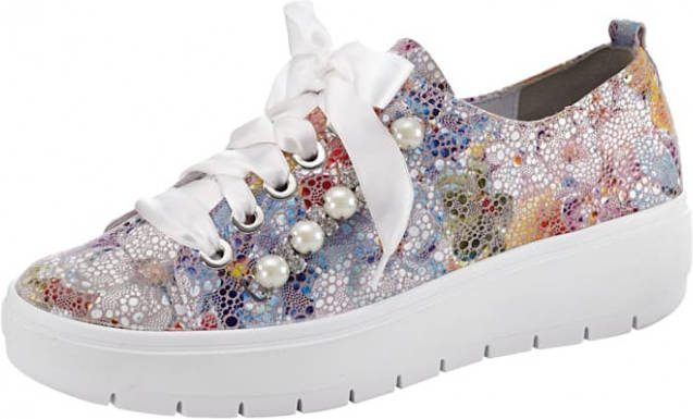 Semler Veterschoen met modieuze kraaltjes en strasversiering Multicolor