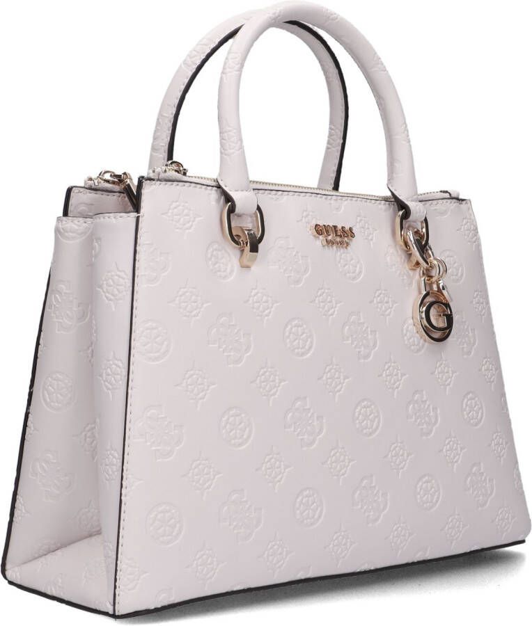 Guess Beige Handtas Galeria Status Satchel