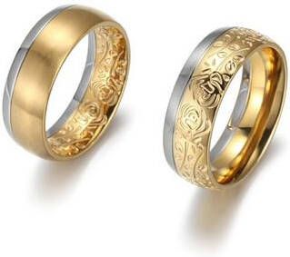 Firetti Trouwring Bicolour, ca. 8, 00 mm breed