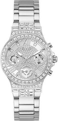 Guess Horloges Watch Moonlight GW0320L1 Zilverkleurig