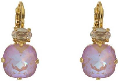 Camps en Camps Oorbellen Dusty Pink Goudkleurig