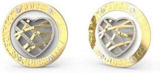 Guess Oorbellen Heart Cage JUBE03109JWYGWHT Goudkleurig