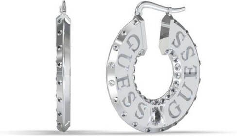 Guess Oorbellen Just JUBE03111JWRHT Zilverkleurig