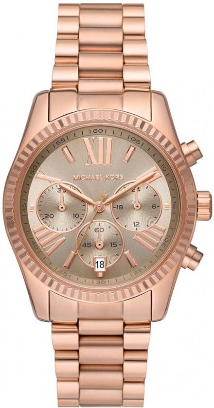Michael Kors Horloges Lexington Rosé, goudkleurig