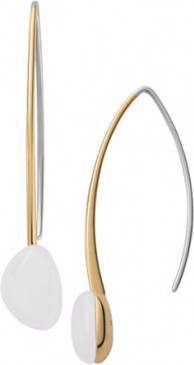 Skagen oorbellen SKJ1547710 Sea Glass goud