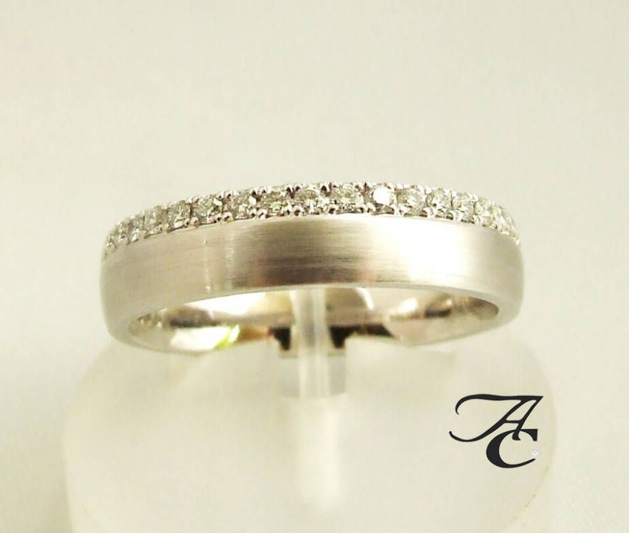 Atelier Christian Trouwring met diamanten