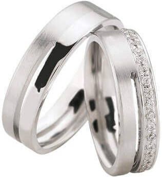 Christian 14 karaat diamanten trouwringen