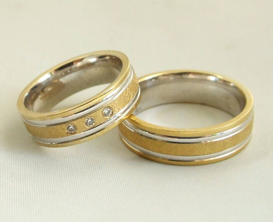 Christian Bicolor briljanten trouwringen