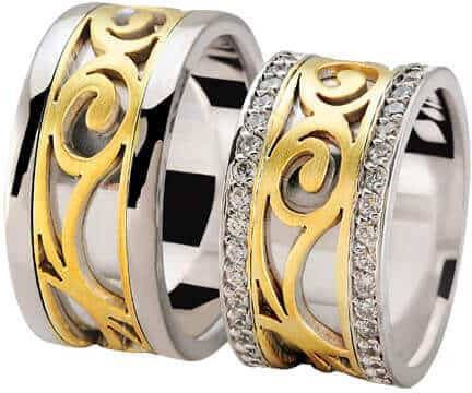 Christian Bicolor trouwringen