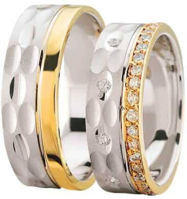 Christian Bicolor trouwringen fantasie model