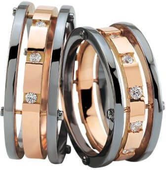 Christian Ros&#xE9, gouden trouwringen