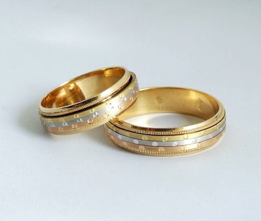 Christian Tricolor trouwringen