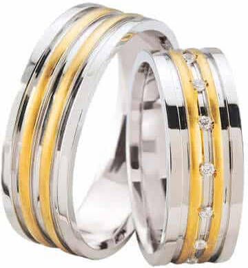Christian Trouwringen bicolor