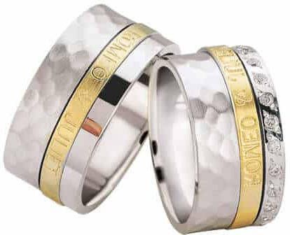 Christian Trouwringen bicolor