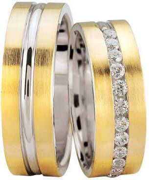 Christian Trouwringen met 11 diamanten