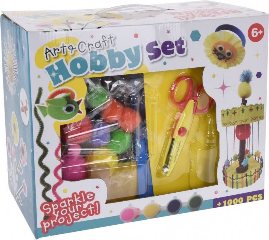 Free and Easy Knutselset 32 X 26 X 16 Cm 1000 delig