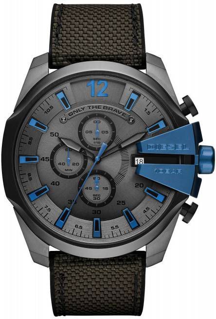 Diesel Time Frames Dz4500 Horloge , Grijs, Heren