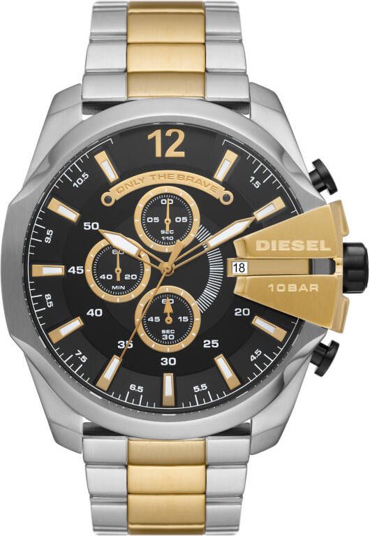 Diesel Horloges Mega Chief DZ4581 Goudkleurig