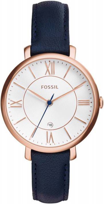 Fossil Horloge Jacqueline donkerblauw ES3843