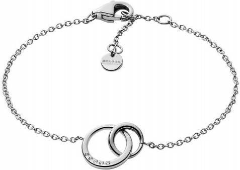 Skagen Armband Elin van roestvrijstaal en kristallen