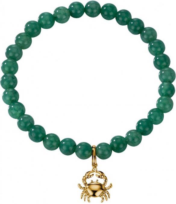Diemer Farbstein Armband Geboortesteen Kreeft van aventurijn Groen