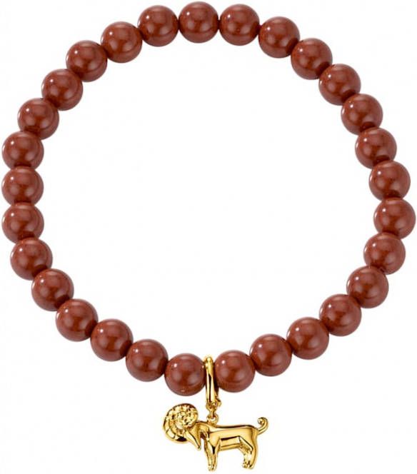 Diemer Farbstein Armband Geboortesteen Ram van jaspis stenen Rood