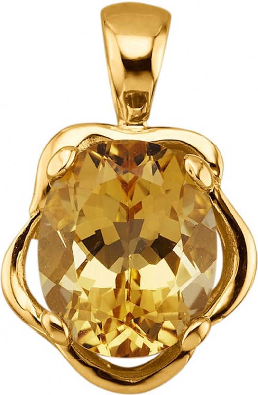 Diemer Farbstein Hanger met beril Geel