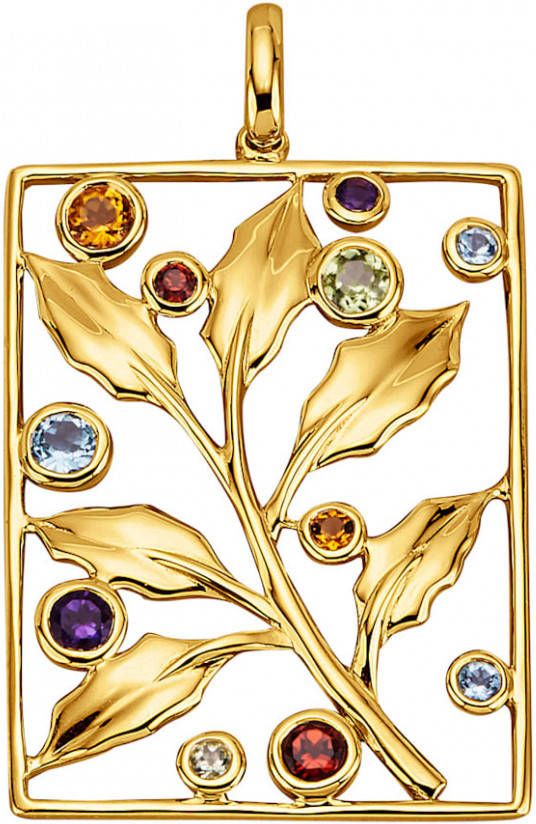 Diemer Farbstein Hanger met gekleurde stenen Multicolor