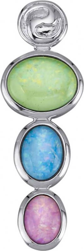 Diemer Farbstein Hanger met multicolor opaal triplet cabochons Multicolor