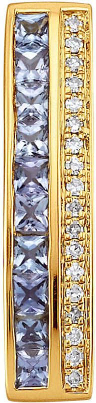 Diemer Farbstein Hanger Met tanzanieten Blauw