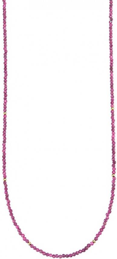 Diemer Farbstein Ketting met robijnen Rood