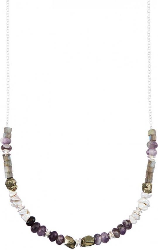 KLiNGEL Ketting van echt zilver Multicolor