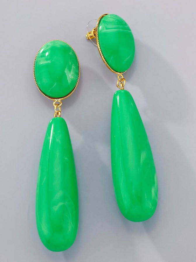 KLiNGEL Oorbellen Groen