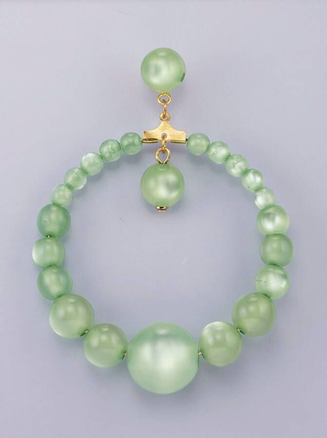 KLiNGEL Oorbellen Groen