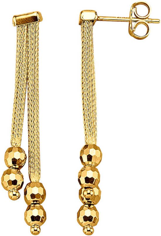 KLiNGEL Oorbellen van 9 kt. Geelgoudkleur