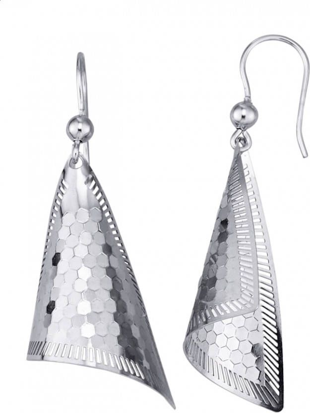 KLiNGEL Oorbellen van echt zilver Zilverkleur