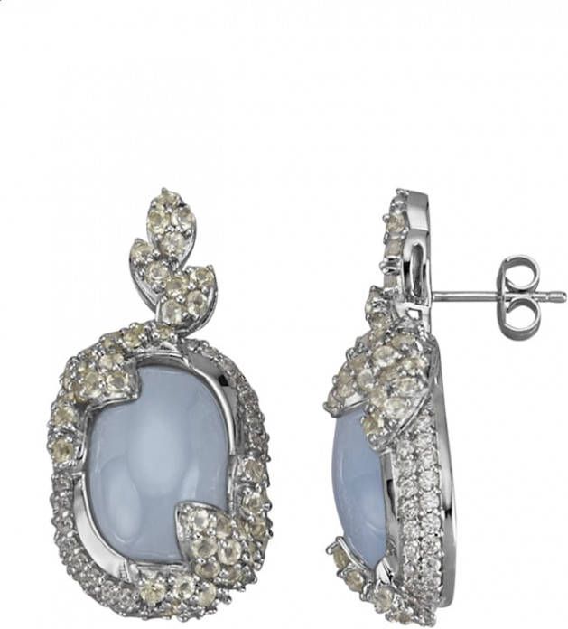 KLiNGEL Oorbellen van echt zilver Zilverkleur