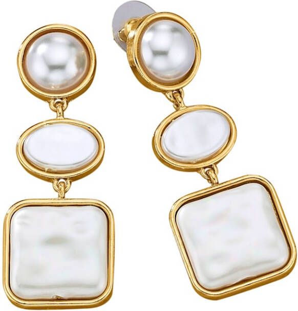 KLiNGEL Oorbellen Wit