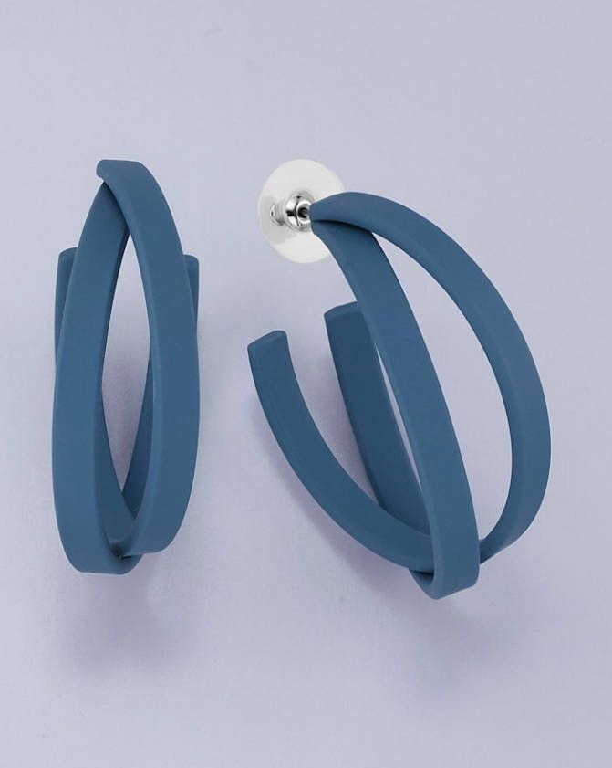 KLiNGEL Oorbellen Zilverkleur